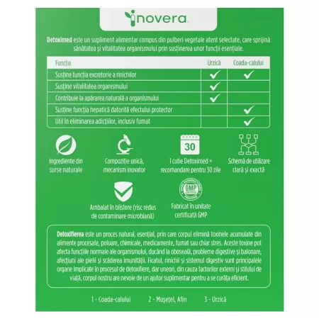Detoximed, 90 capsule, Inovera