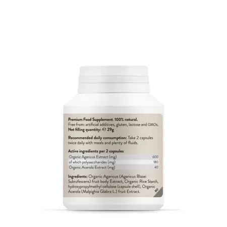 Extract de ciuperca Agaricus, Novo Biomedics, 60 capsule