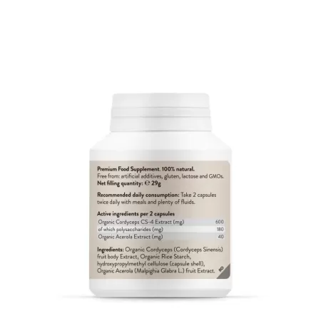 Extract de ciuperca Cordyceps, Novo Biomedics, 60 capsule