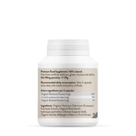 Extract de ciuperca Hericium, Novo Biomedics, 60 capsule