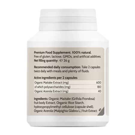 Extract de ciuperca Maitake, Novo Biomedics, 60 capsule