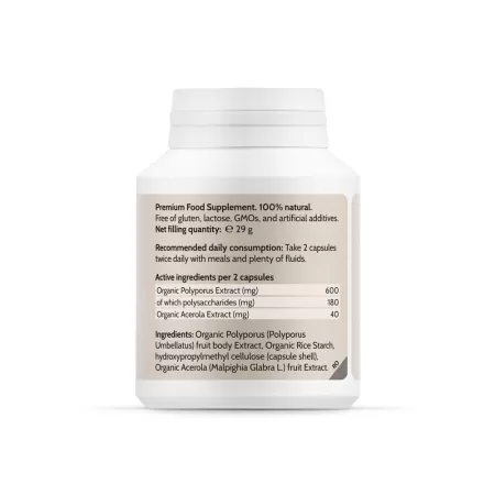 Extract de ciuperca Polyporus, Novo Biomedics, 60 capsule