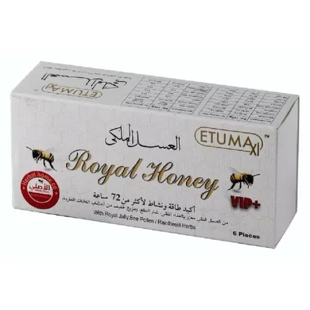 Royal Honey miere, 6 plicuri, Etumax
