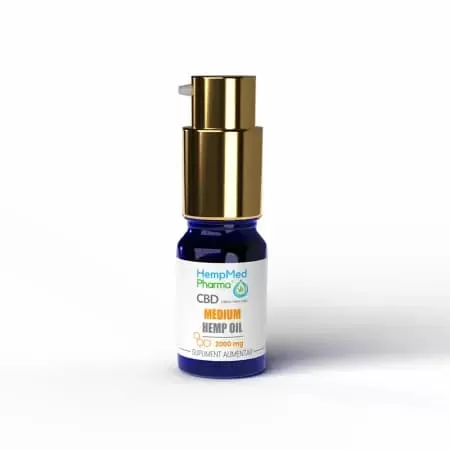Ulei CBD Medium Hemp, 2000 mg, HempMed Pharma, 10 ml