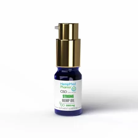 Ulei CBD Strong Hemp, 3000 mg, HempMed Pharma, 10 ml