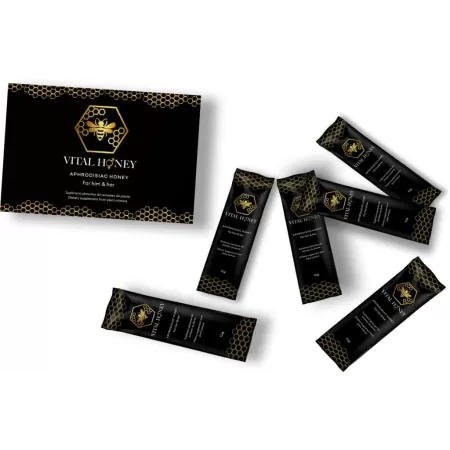 Vital Honey, 12 plicuri, Miere Afrodisiaca Pentru Potenta