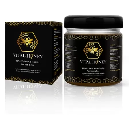 Vital Honey, Miere Afrodisiaca Pentru Potenta, borcan 240 g