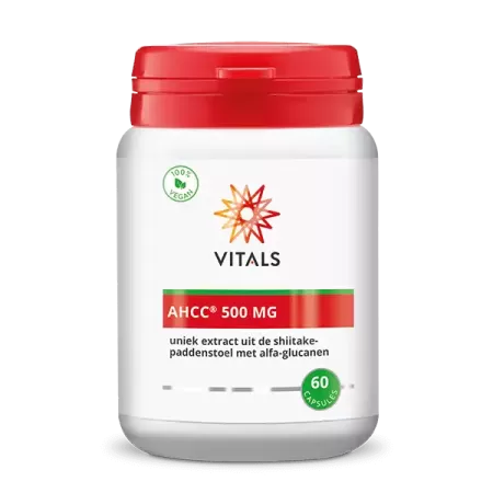 AHCC Vitals 500mg, 60 capsule