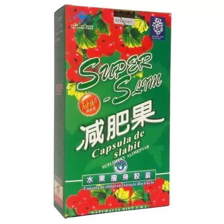 Super Slim capsula de slabit chinezeasca, pachet 30cps X 3buc