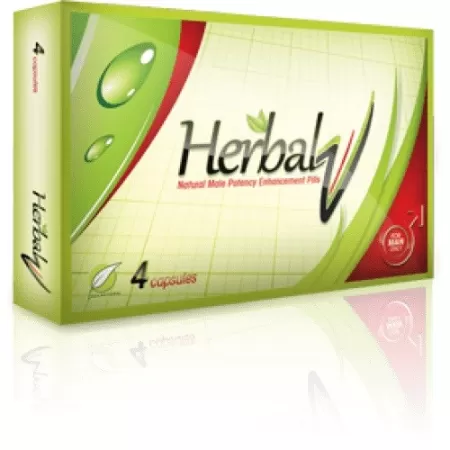 Herbal V 550mg, 4 capsule pentru potenta