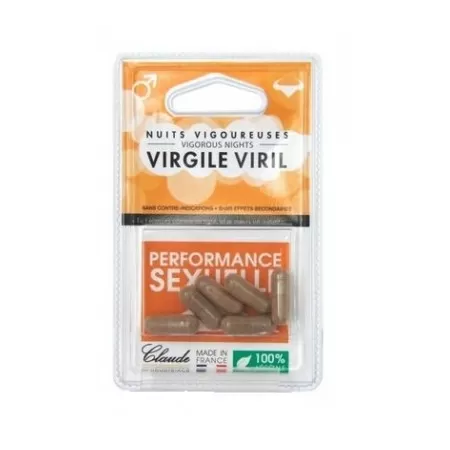 Virgile Viril, 6 capsule, Claude Aphrodisiacs