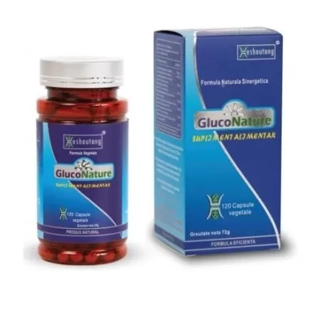 Gluconature, 60 capsule, Qingdao Heshoutang