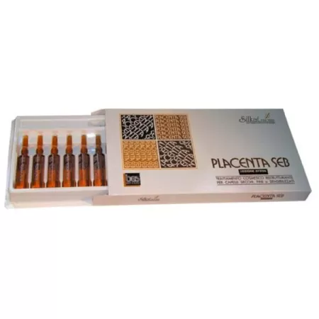 Placenta SEB, lotiune placenta pentru par fiole, 12fiole