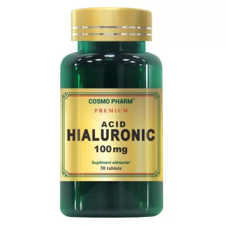 Acid hialuronic 100 mg, Cosmopharm , 30 tablete