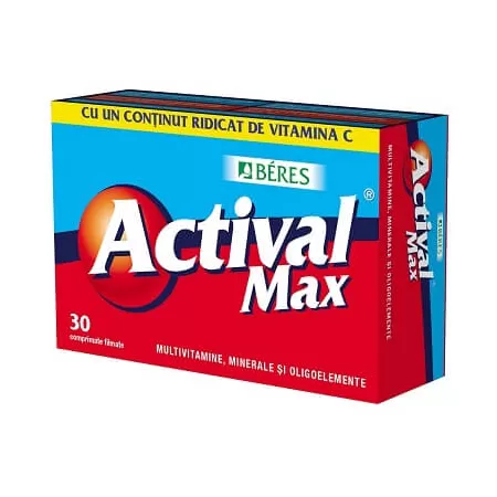 Actival Max, 30 comprimate, Beres Pharmaceuticals