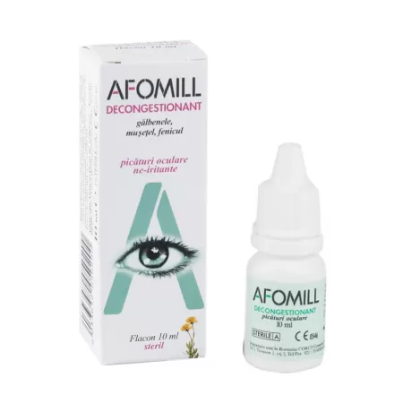 Afomill decongestionant picaturi oculare, 10 ml, Af United (verde) 
