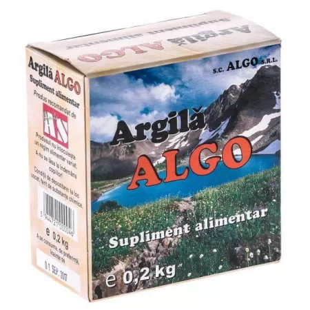 Argila pulbere, 200 g, Algo