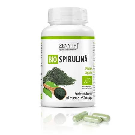 Bio Spirulina, 60 capsule, Zenyth