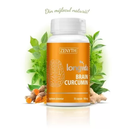 Brain Curcumin Longvida, 30 capsule, Zenyth