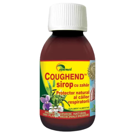 Coughend Sirop fara zahar, 100 ml, Ayurmed