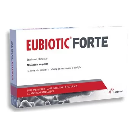 Eubiotic Forte, 10 capsule vegetale, Labormed