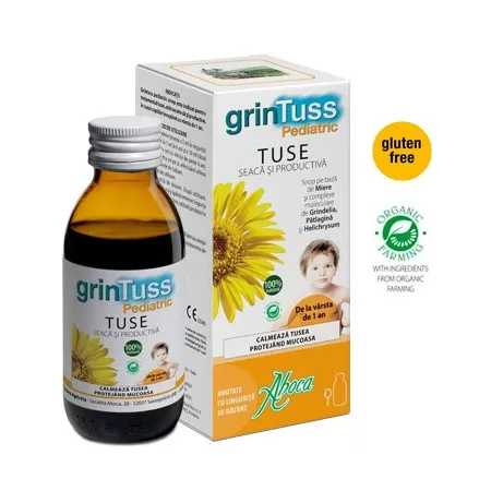 GrinTuss Pediatric - sirop de tuse pentru copii, 180g, Aboca