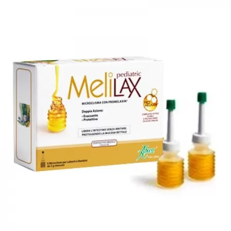 MeliLax Pediatric microclisme cu propolis, 6 bucati, Aboca