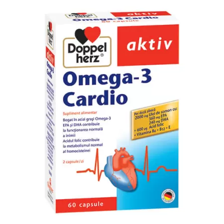 Omega-3 Cardio, Doppelherz, 60 capsule