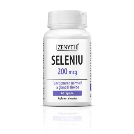 Seleniu 200 mcg, 60 capsule, Zenyth