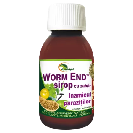 Sirop Worm End, 100 ml, Ayurmed