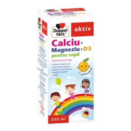 Calciu Magneziu D3 sirop Doppelherz, 250 ml