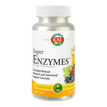 Super Enzymes, 30 tablete, Secom
