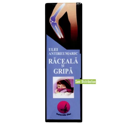 Ulei antireumatic raceala si gripa, 50 ml, Naturalia Diet