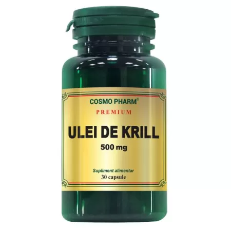 Ulei de krill 500mg, Cosmopharm, 30 capsule