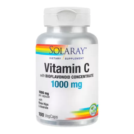 Vitamina C Secom 1000mg, 100 capsule, Solaray