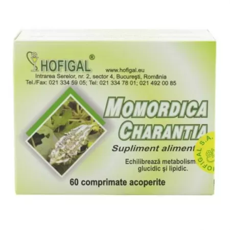 Momordica Charantia, Hofigal, 60 comprimate