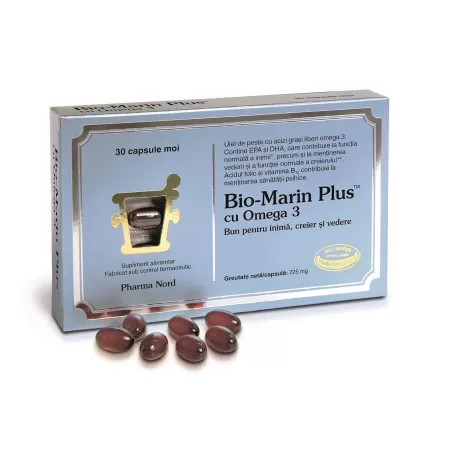 Bio-Marin Plus cu Omega 3, Pharma Nord, 30 capsule