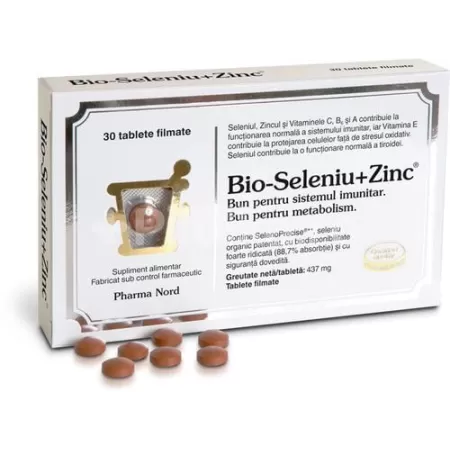 Bio-Seleniu + Zinc, 30 tb, Pharma Nord