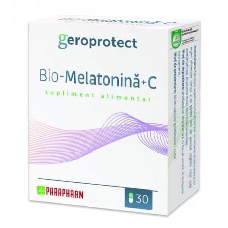 Bio Melatonina + C, 30 capsule, Parapharm
