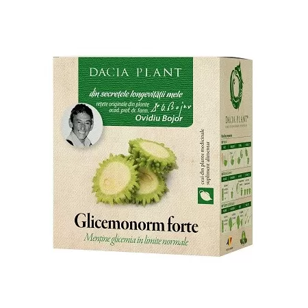 Ceai Glicemonorm Forte, 50g, Dacia Plant