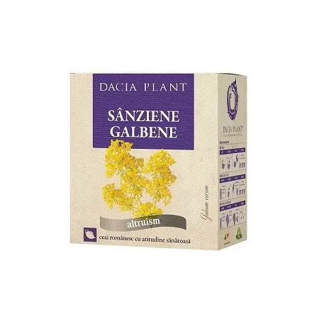 Ceai Sanziene Galbene, 50 g, Dacia Plant