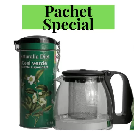 Ceai Verde superior 100gr + ceainic 1250ml