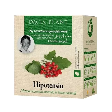 Ceai din plante Hipotensin, 50 g, Dacia Plant