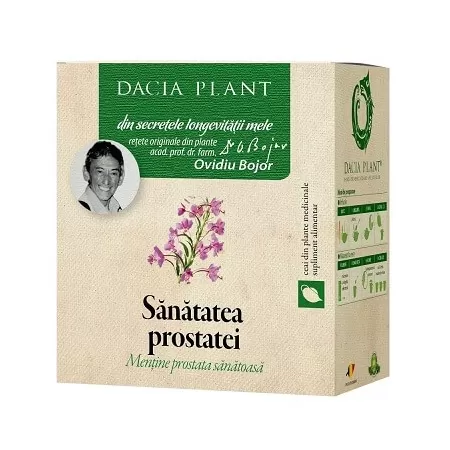 Ceai din plante Sanatatea prostatei, 50 g, Dacia Plant