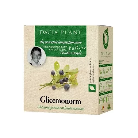 Ceai glicemonorm, 50g, Dacia Plant