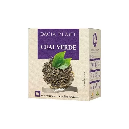 Ceai verde, 50 g, Dacia Plant