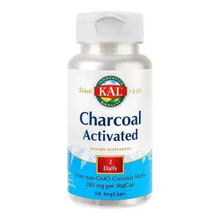 Charcoal Activated (Carbune medicinal) 280 mg Secom, 50 cps