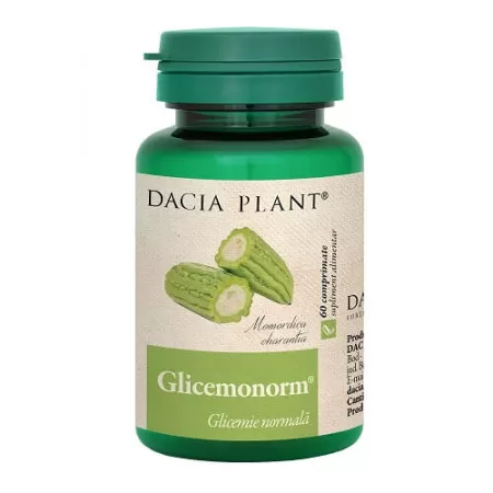 Glicemonorm, 60 comprimate, Dacia Plant