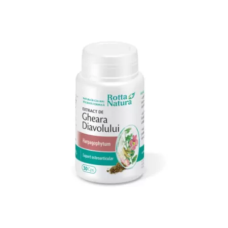Extract Gheara Diavolului, 30 capsule, Rotta Natura