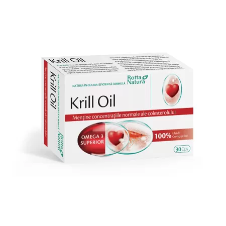 Krill Oil 500mg, 30 capsule, Rotta Natura